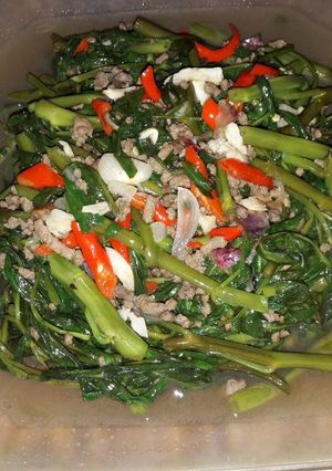 Foto resep Cah Kangkung Daging