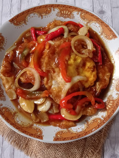 Foto resep Telur Ceplok Saus Tiram