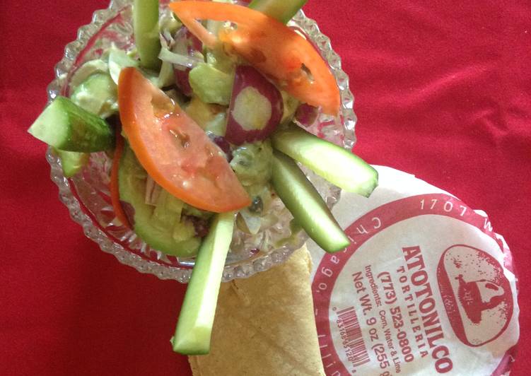 Steps to Prepare Speedy Tartar of Advacado