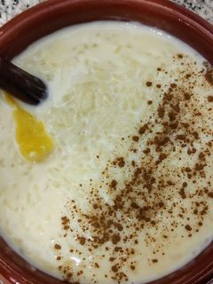 Una foto de Arroz con leche cremoso Thermomix