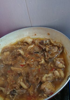 Hình của món Thịt vịt kho gừng.