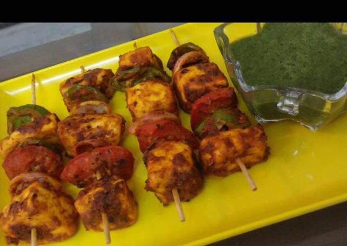 Peri peri paneer tikka