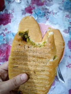 عکسی از دستور پنینی مرغ و اسفناج خووشششمزه 😍