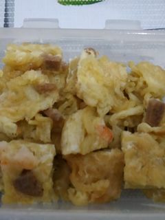 Foto resep Mie telor dadar