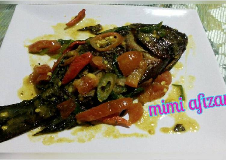 Tumis ikan panggang