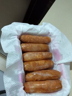 A picture of Simple beef sausages.
