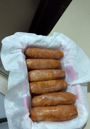 A picture of Simple beef sausages.