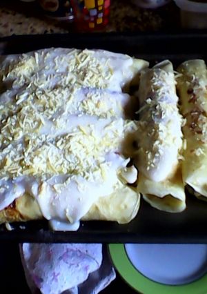 Una foto de Canelones de verduras