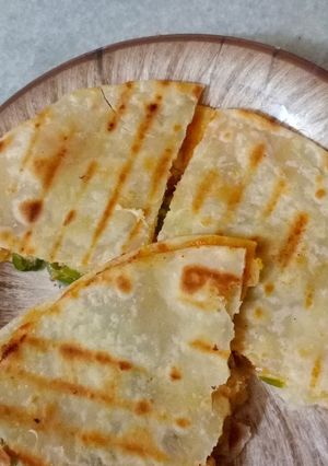 A picture of Chicken Quesadillas.