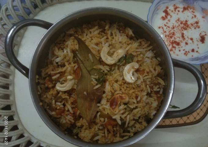 Healthy And Tasty Vegetables pulao