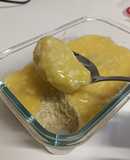 Avena con aguacate y lemon curd