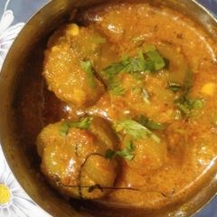 A picture of Katori Tinde (Stuffed Indian baby pumpkin).