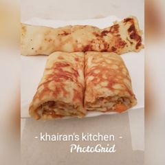 A picture of Crepe Eggs Rolls.