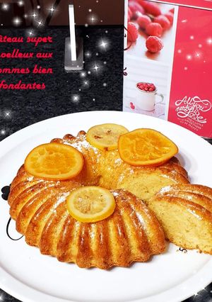 Une photo de Gâteau super moelleux aux pommes bien fondantes