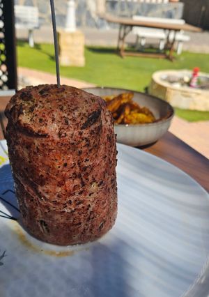 Una foto de Doner kebab casero