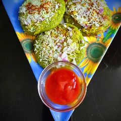 A picture of Masala Mini Moongdal Dosa/Cheela.