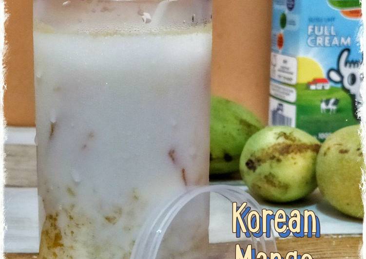 Resep Korean Mango Milk Anti Gagal