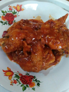 Foto resep Fire chicken wings (sadas)