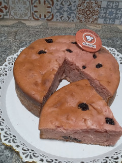 Una foto de Torta de Gelatina de Frutilla. 🎂🎉🎈