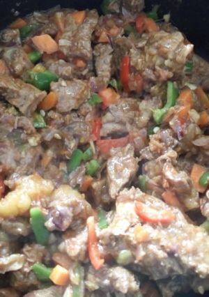 A picture of Beef stew.