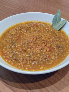 Una foto de Guiso de lentejas (vegano)
