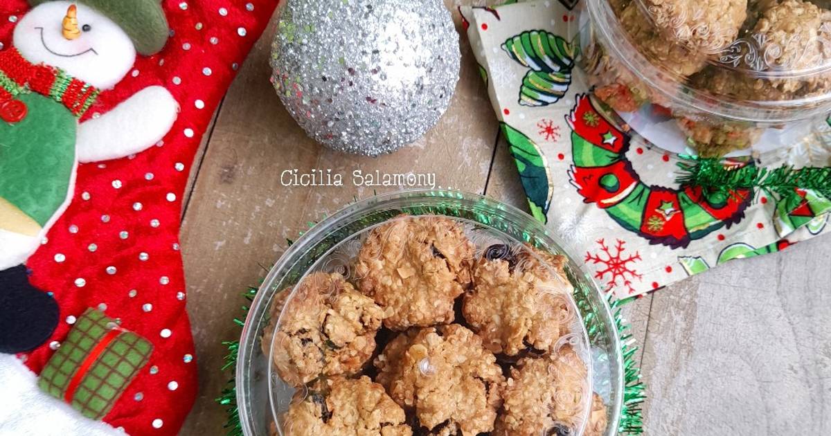 Resep Oat Raisin Almond Cookies oleh Cicilia Yustina Salamony Cookpad