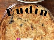 Una foto de budin de pan sin huevo