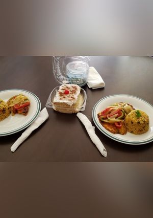 Foto principal de Arroz Mamposteado de gandules y tilapia a la plancha