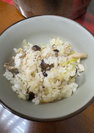 麻油高麗菜飯 的食譜成品照片