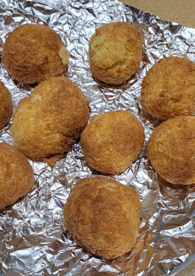 Una foto de Coquitos coco en airfryer
