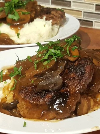 Easy Steps Prepare|Recipe} Slow Cooker Salisbury Steak, Make You Drink