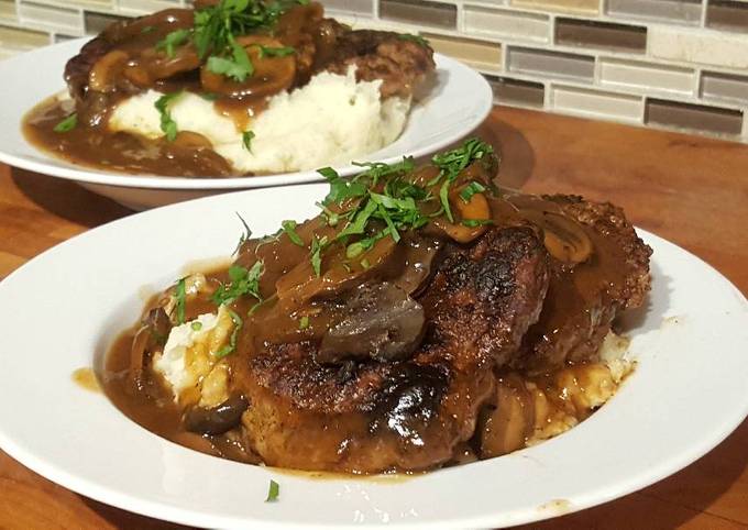 Recipe of Homemade Slow Cooker Salisbury Steak