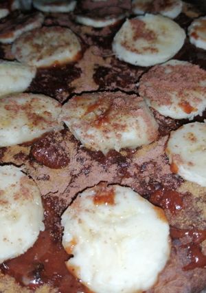 Una foto de Torta de avena y banana
