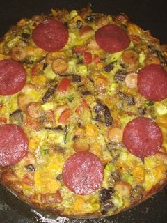 359. Sok zöldséges tojásos Reg-Enor - os pizzának neveztem el 😊 recept fotója