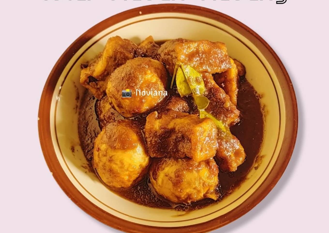 Telur Tahu Masak Kacang