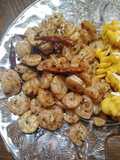 Camarones a la mantequilla con picante