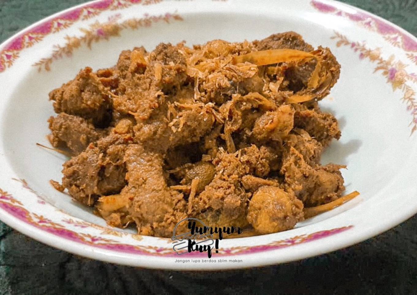 Rendang Daging 🐄 (tanpa panci presto)