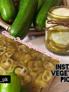 A picture of Instant Pickles Vegetables.