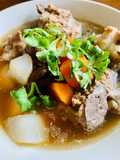 Radish Soup with Pork Ribs and Shiitake Mushrooms