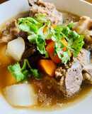 Radish Soup with Pork Ribs and Shiitake Mushrooms