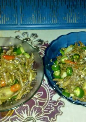 Foto resep Teri asin cabe ijo 