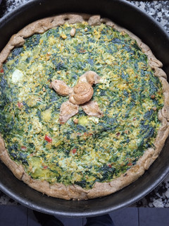 Una foto de Tarta de espinacas y zapallitos!