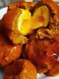 Scotish eggs (albóndigas rellenas de huevo)