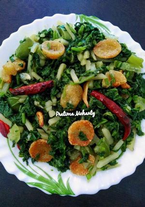 A picture of Spinach Stir Fry.