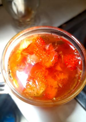 Foto resep Strawberry tea