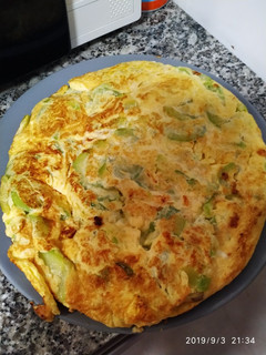 Una foto de Tortilla de calabacín