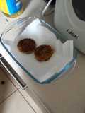 Falafell estilo hamburguesa con las sobras de los garbanzos