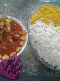 عکسی از دستور خورش قیمه