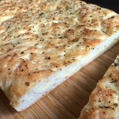 A picture of Cheese Stuffed Garlic Focaccia.