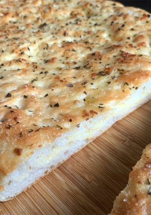 A picture of Cheese Stuffed Garlic Focaccia.